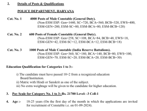 HSSC Constable Recruitment 2024